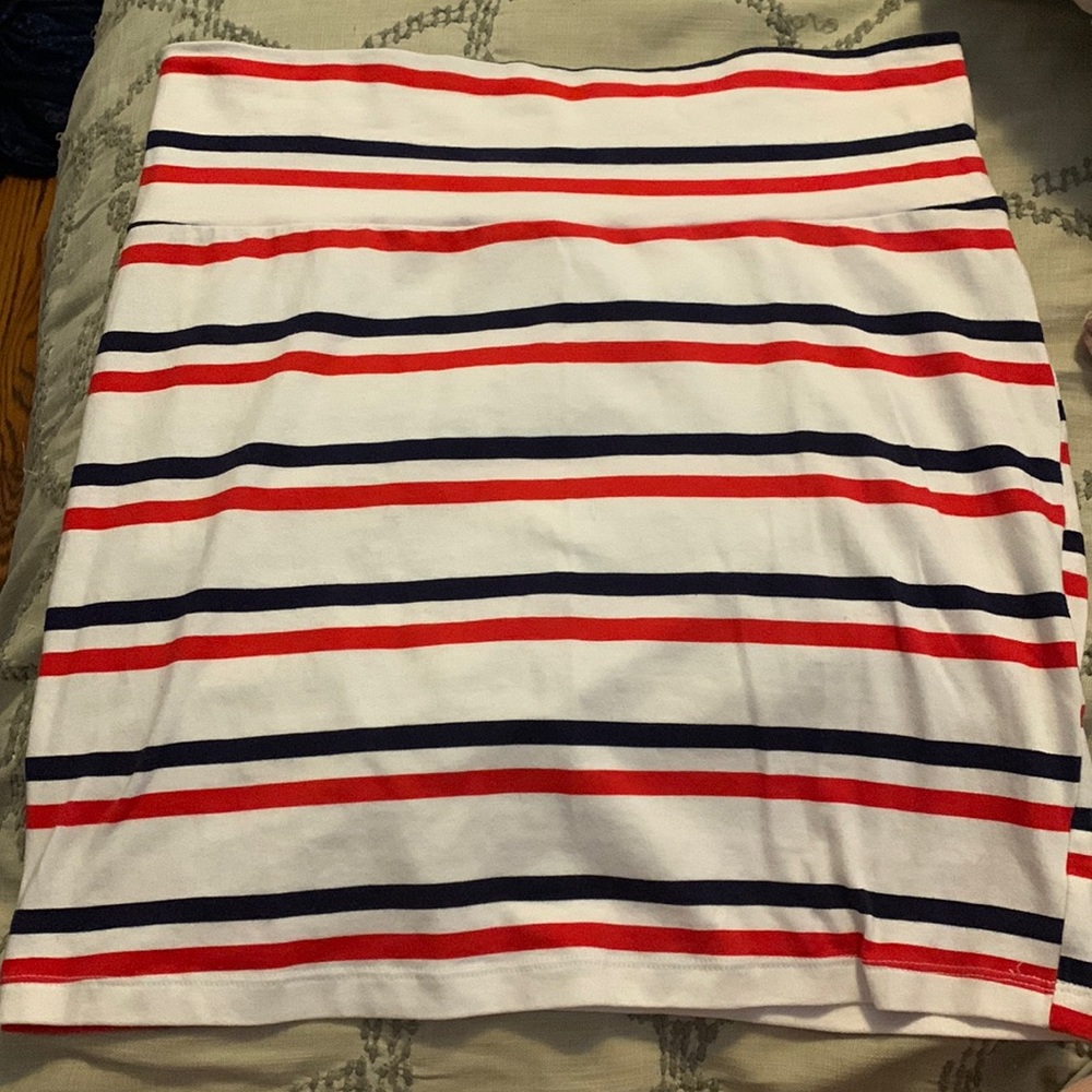 Striped Mini Skirt (L)